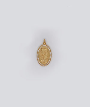 lady fortuna diamond pendant