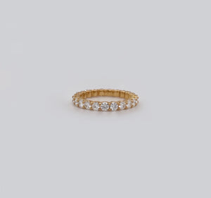 bb u-shaped eternity ring