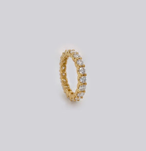 u-shaped eternity ring